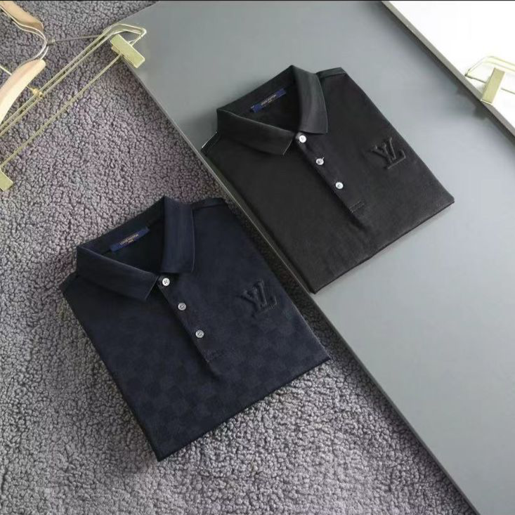 LOUIS VUITTON || Classic Damier Pique Polo T-Shirt