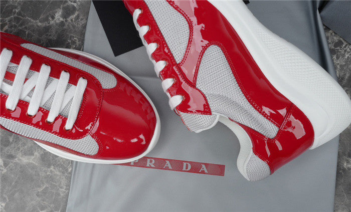 PRADA AMERICA'S CUP - Striking Red and Silver Elegance