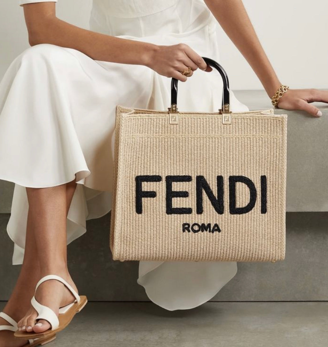 Sac de plage Fendi