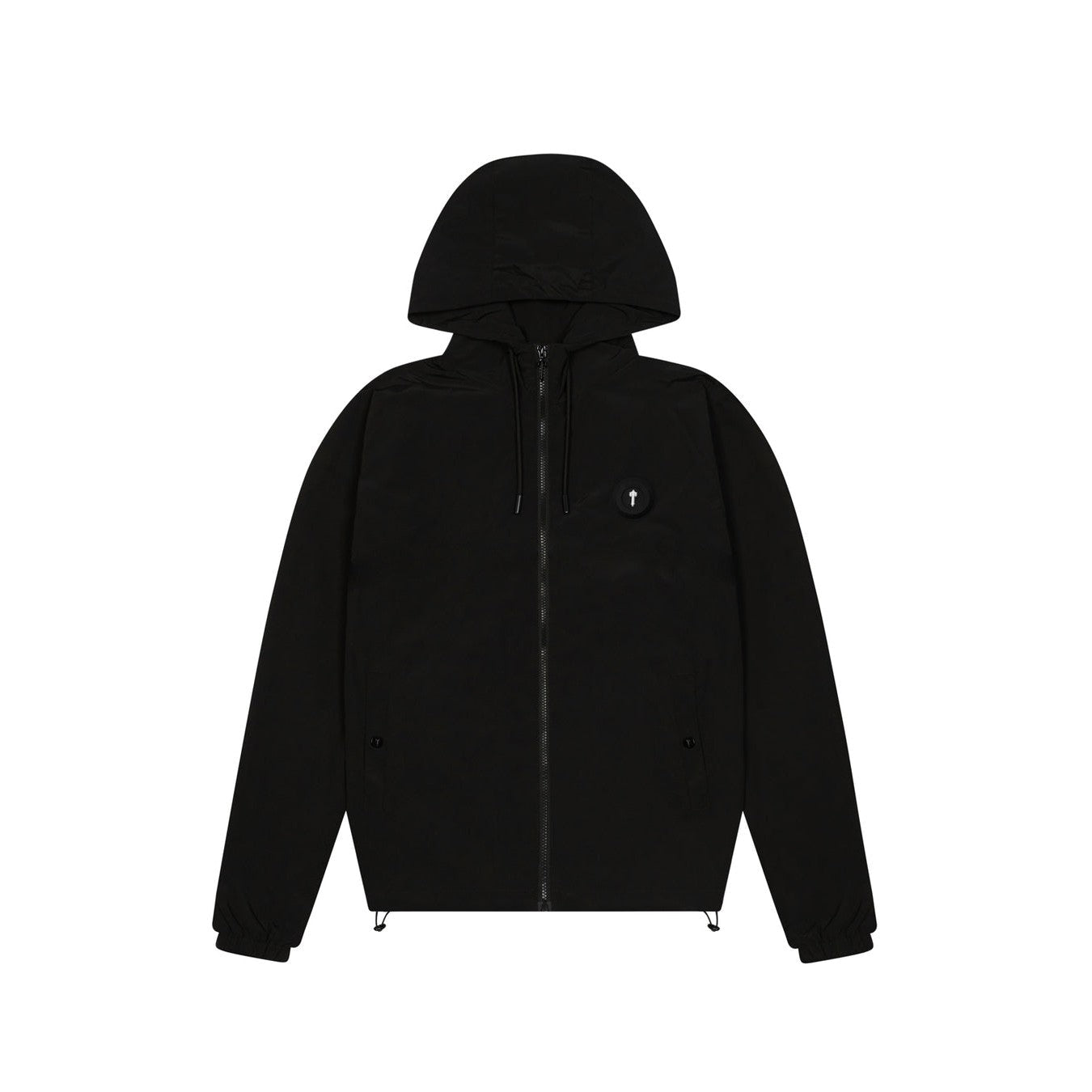 TRAPSTAR IRONGATE ARCH WINDBREAKER JACKET - BLACK