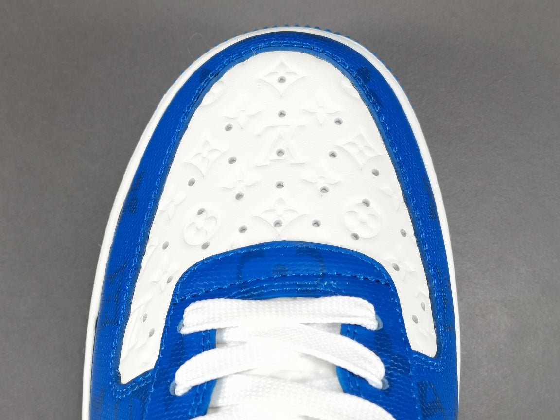 Exclusive NIKE AIR FORCE 1 Collaboration with LOUIS VUITTON in Striking Blue and White