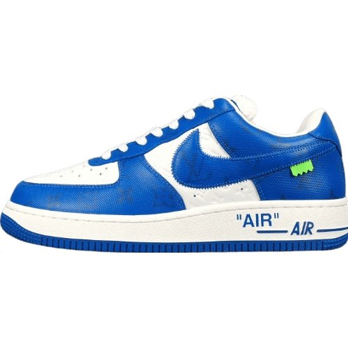 Exclusive NIKE AIR FORCE 1 Collaboration with LOUIS VUITTON in Striking Blue and White