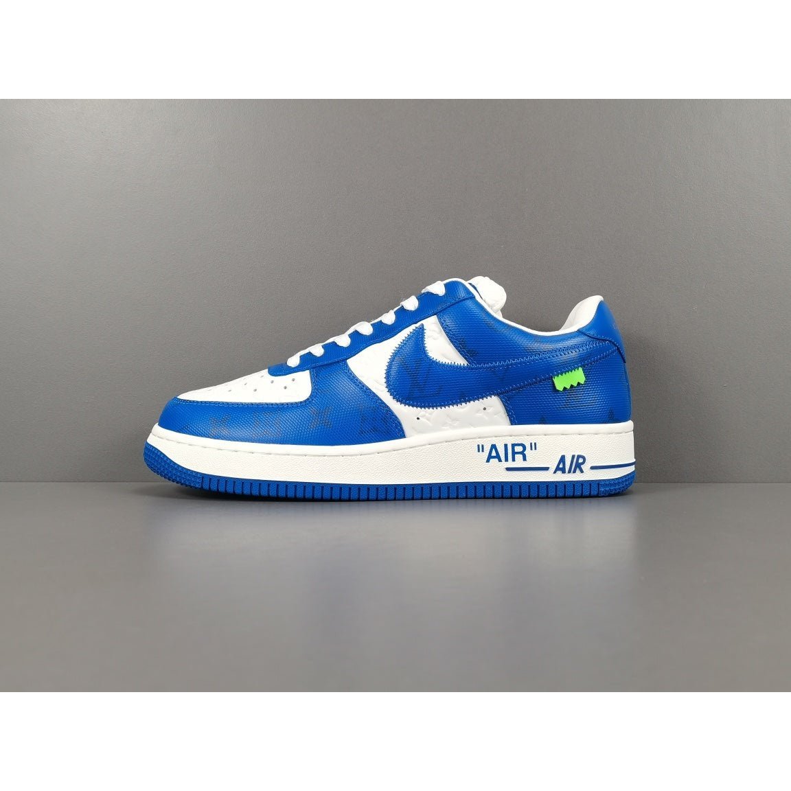 Exclusive NIKE AIR FORCE 1 Collaboration with LOUIS VUITTON in Striking Blue and White