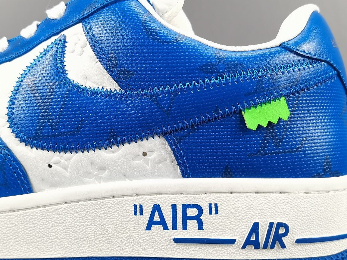 Exclusive NIKE AIR FORCE 1 Collaboration with LOUIS VUITTON in Striking Blue and White