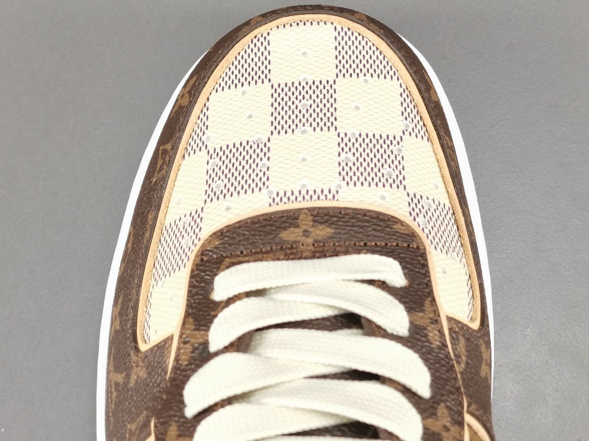 Exclusive NIKE AIR FORCE 1 Collaboration with LOUIS VUITTON in Elegant Brown