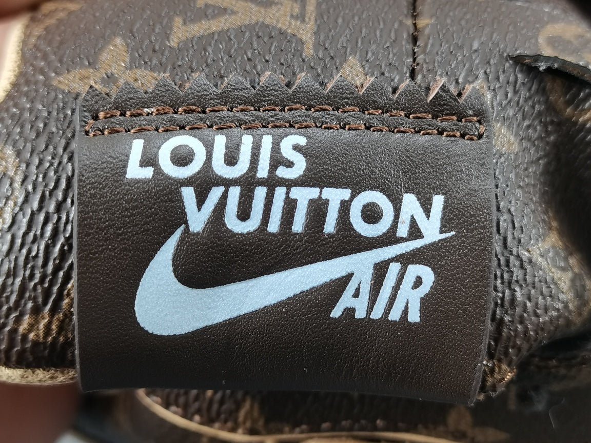 Exclusive NIKE AIR FORCE 1 Collaboration with LOUIS VUITTON in Elegant Brown