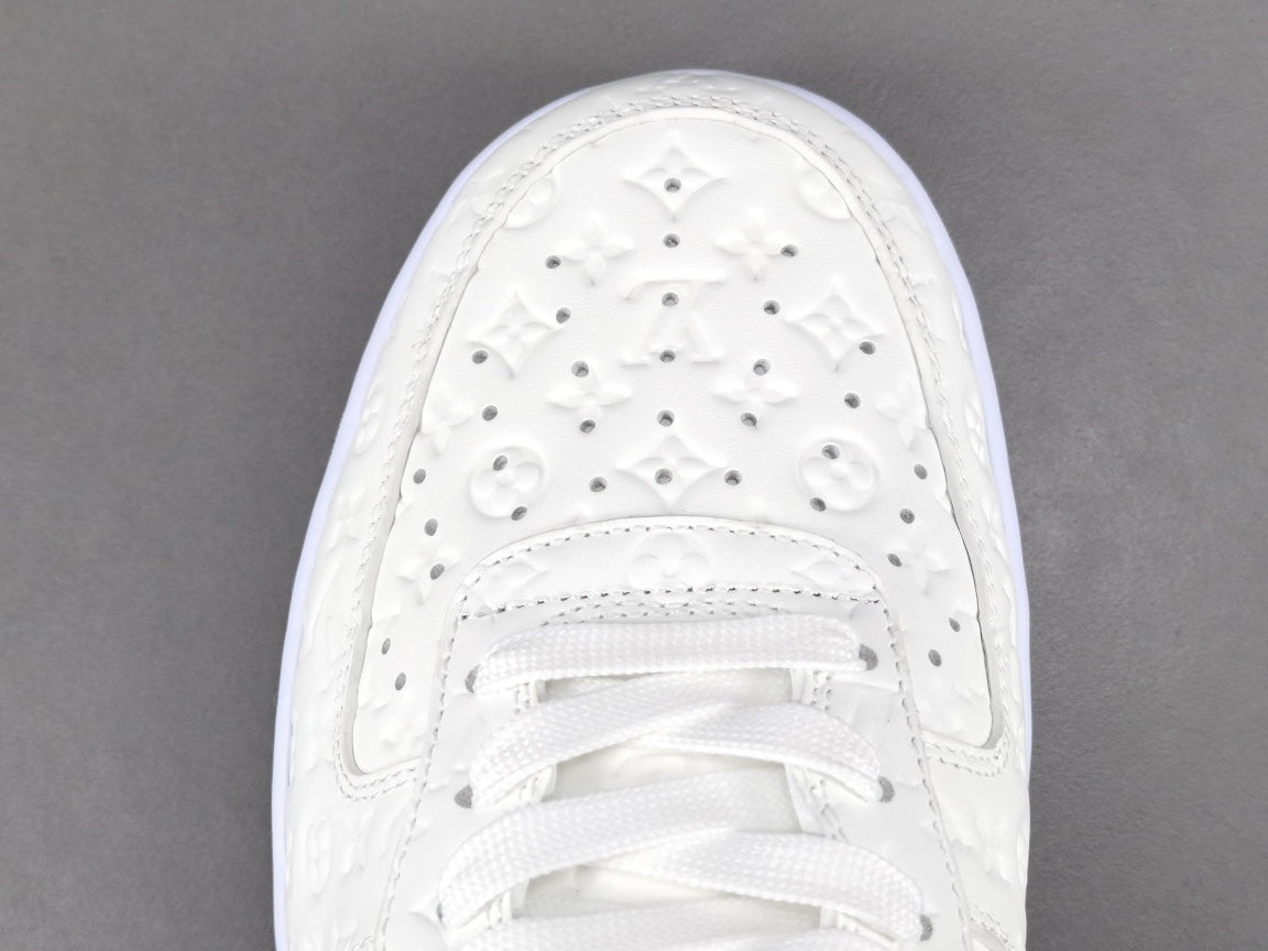 Exclusive NIKE AIR FORCE 1 x LOUIS VUITTON in Radiant White