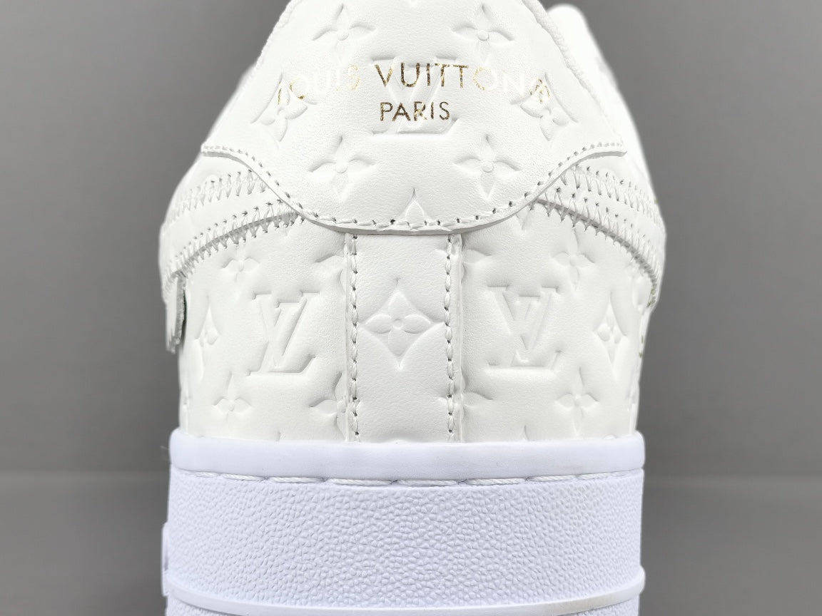 Exclusive NIKE AIR FORCE 1 x LOUIS VUITTON in Radiant White