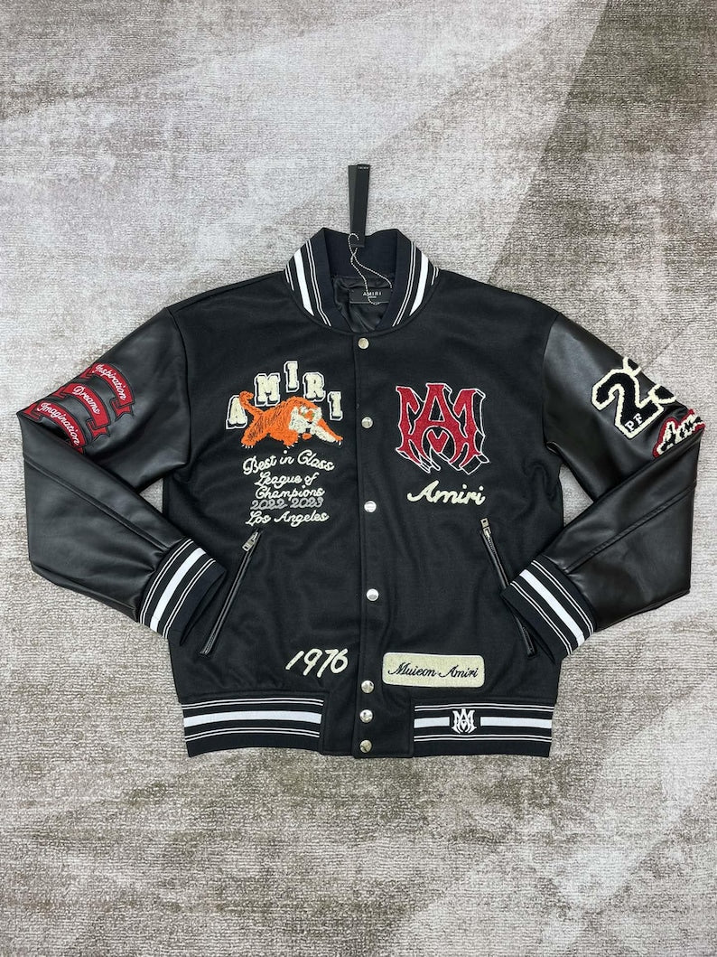 🐅 AMIRI Tiger Varsity Jacket: Fierce Streetwear Luxury 🐅