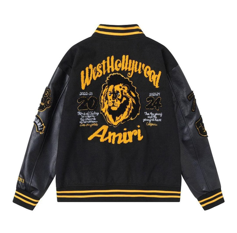 🦁 AMIRI West Hollywood Lion Jacket: Luxury Meets Bold Street Style 🦁