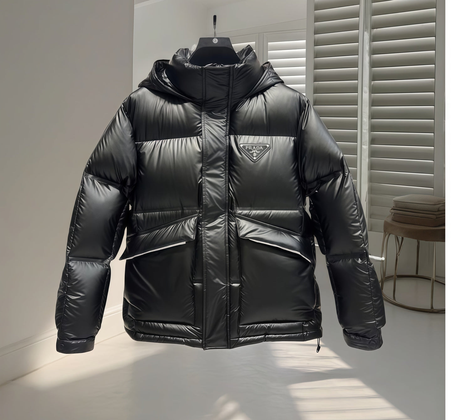 PRADA RE-NYLON PUFFER JACKET MAN