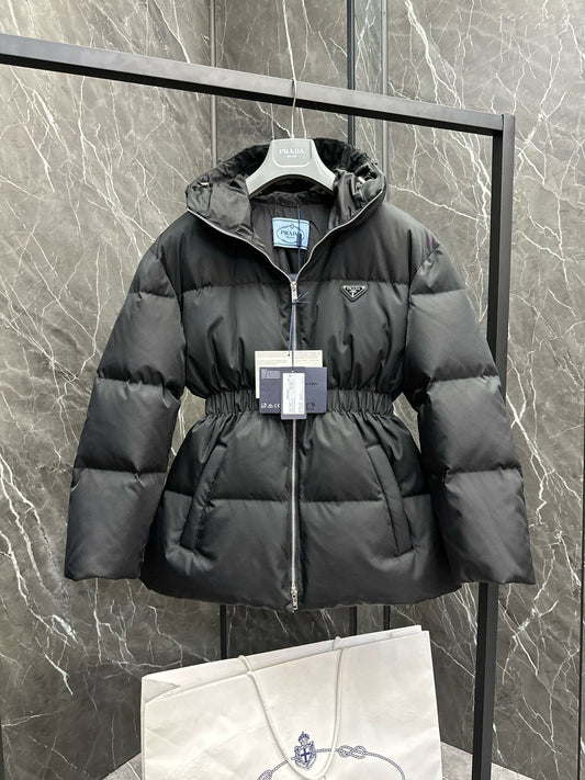 PRADA RE-NYLON PUFFER JACKET WOMAN