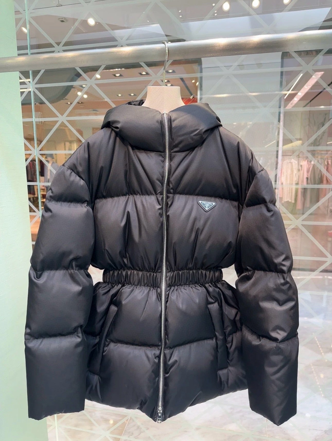 PRADA RE-NYLON PUFFER JACKET WOMAN