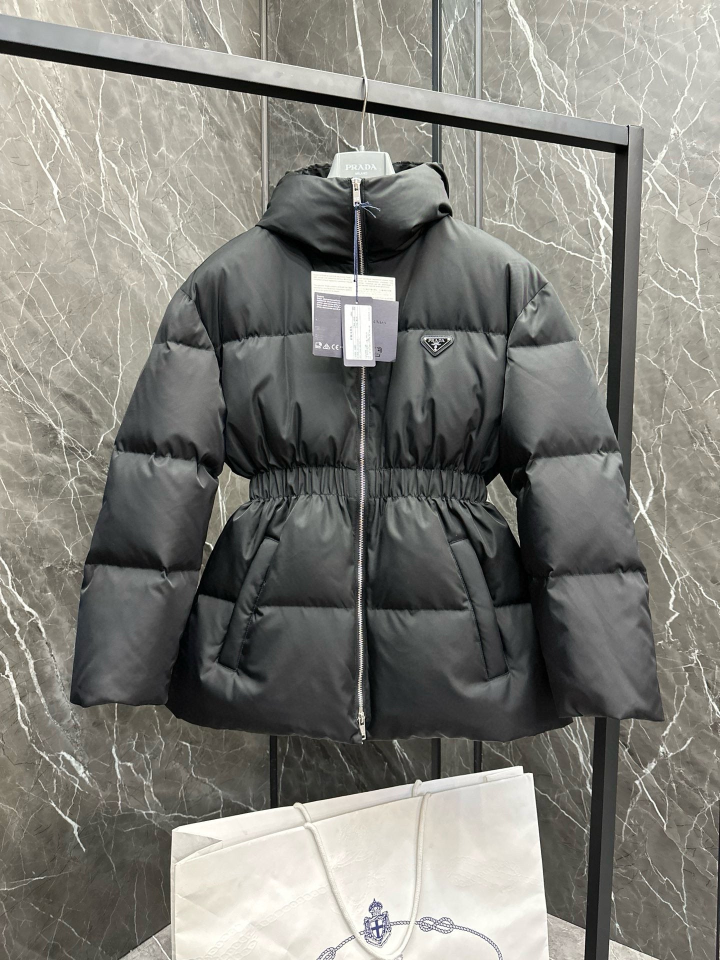 PRADA RE-NYLON PUFFER JACKET WOMAN