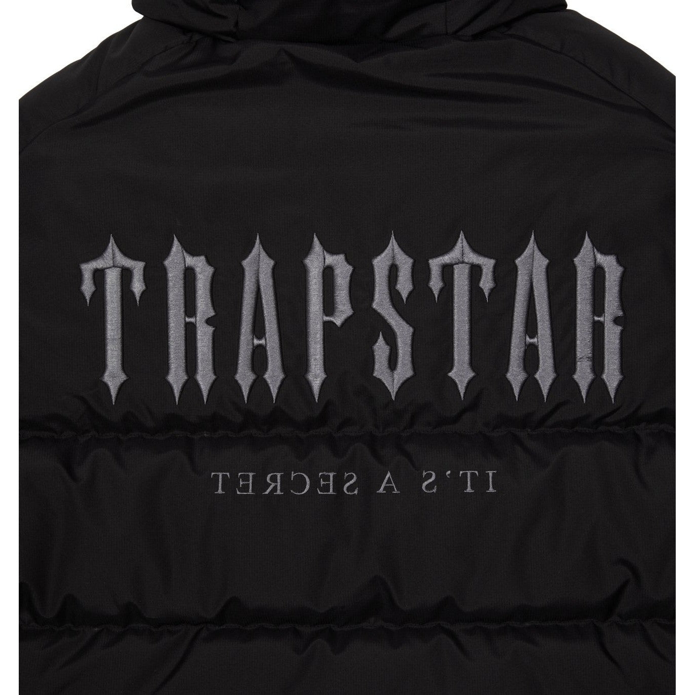 TRAPSTAR DECODED HOODED PUFFER JACKET 2.0 - BLACK