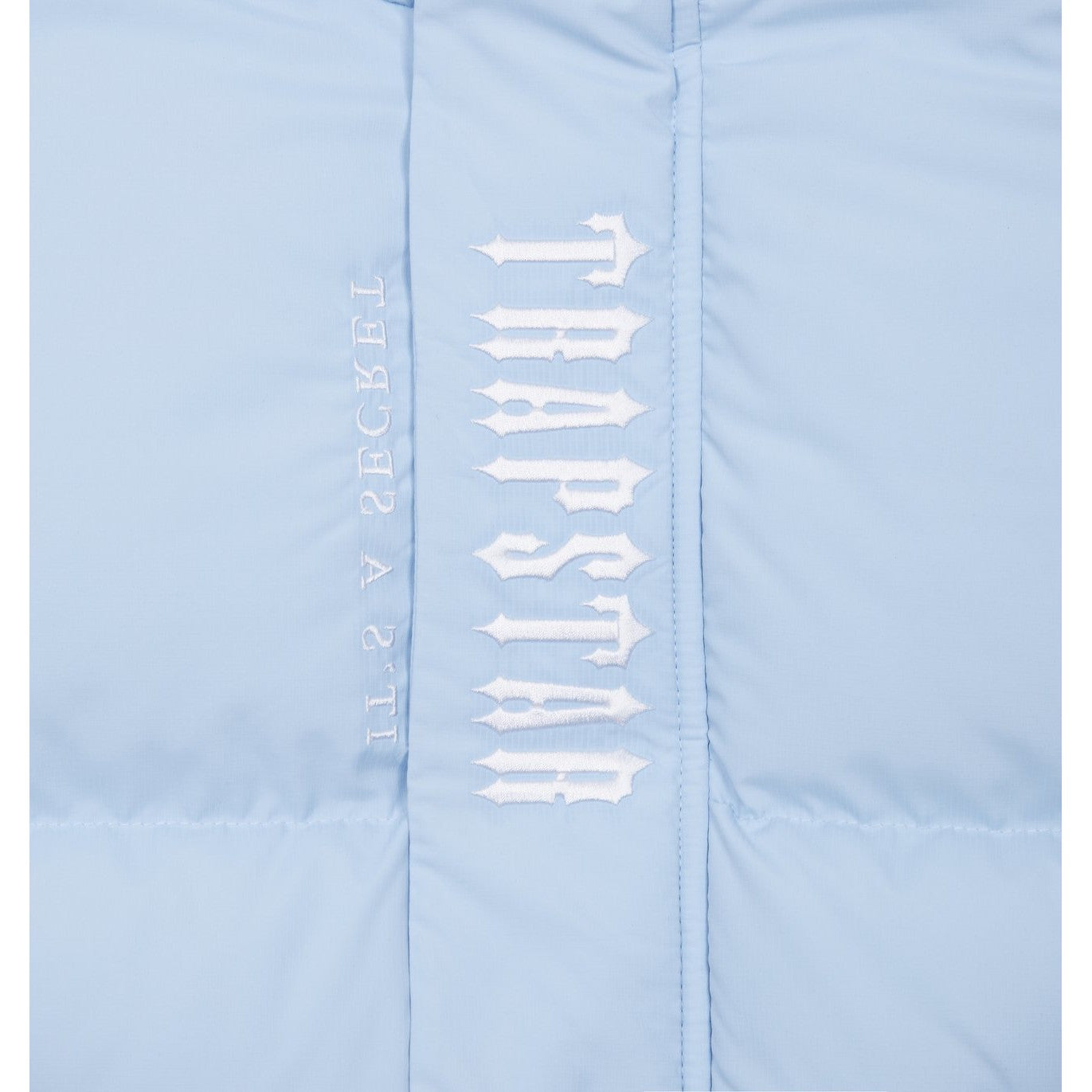 TRAPSTAR DECODED HOODED PUFFER JACKET 2.0 - ICE BLUE